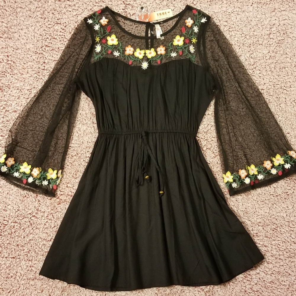 True Destiny Embroidered Dress